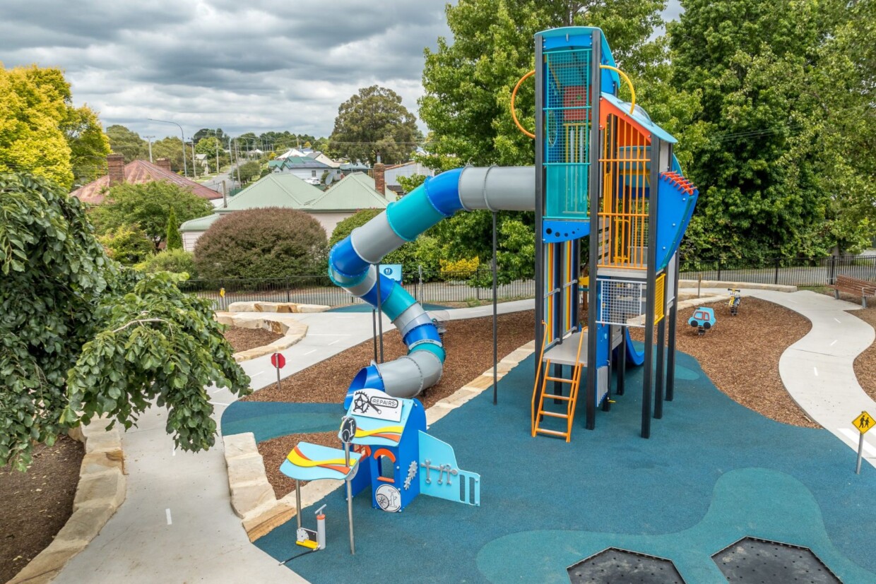 Coleman park playground_sky tower