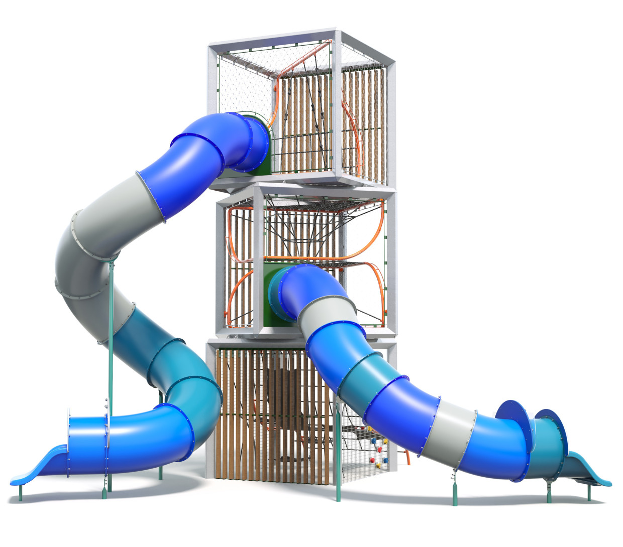 Kubus Triple in Coral Reef colour scheme.